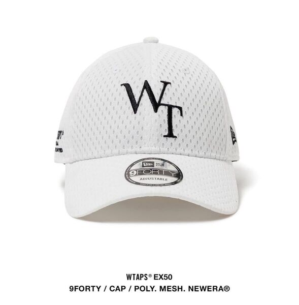 wtaps New Era 9FORTY / CAP / POLY . MESH White 新品未使用 ダブルタップス メッシュ