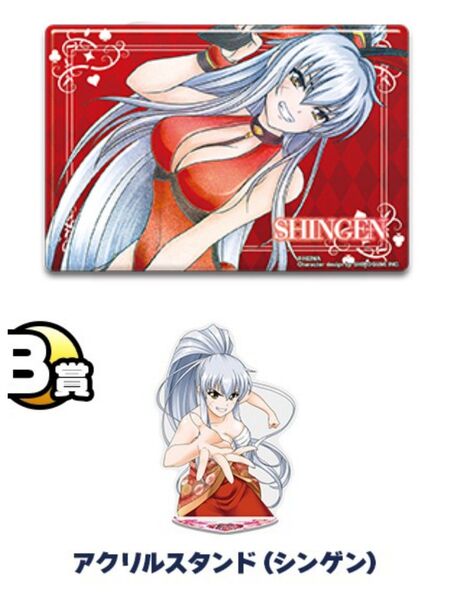 戦国乙女アクリルスタンド&スクウェア缶バッジ【シンゲン】