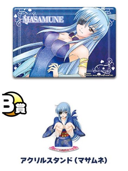 戦国乙女ぱちくじアクリルスタンド&スクウェア缶バッジ【マサムネ】