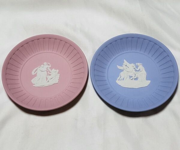 ◆WEDGWOOD ウェッジウッド◆【未使用保管品】 ジャスパーペア プレート 小皿