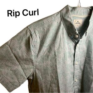 【美品】Rip Curl リップカール 半袖シャツ S 花柄 リゾート感◎