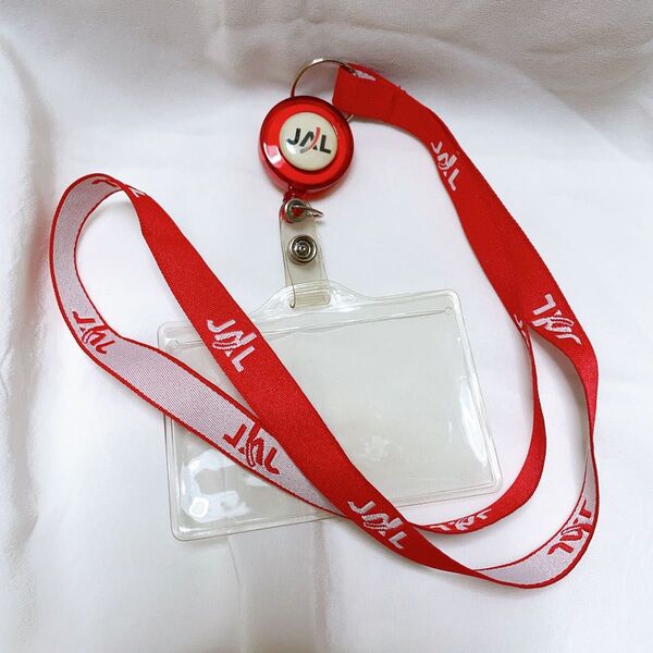 JAL ネックストラップ リールキークリップ 非売品