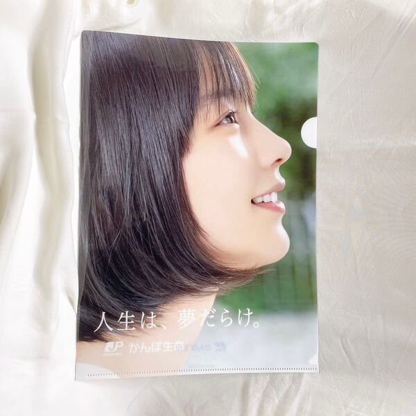 のん 能年玲奈 かんぽ生命 ノベルティ A4クリアファイル