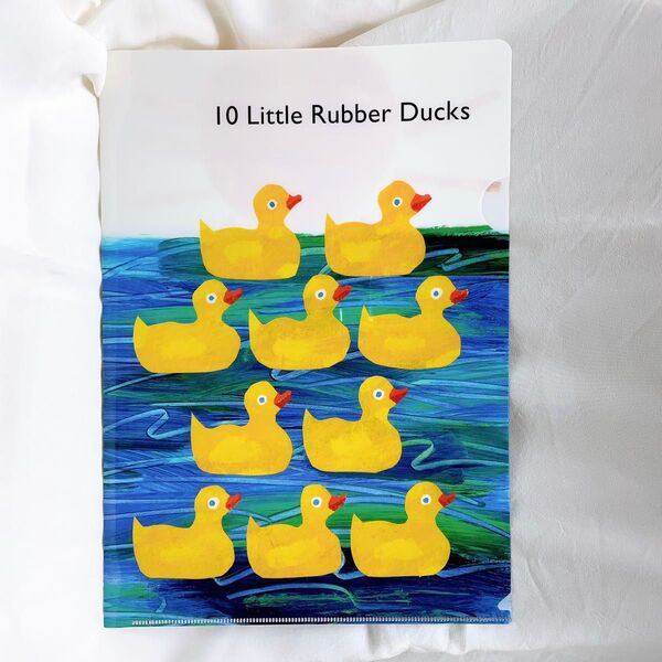 10 Little Rubber Ducks 10このちいさなおもちゃのあひる A4クリアファイル