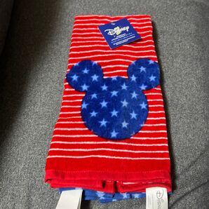 Disney ミッキーマウス 星条旗柄タオル 新品未使用