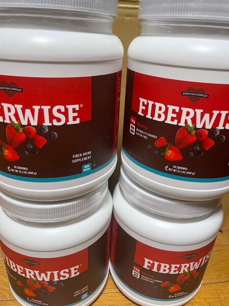 メラルーカ Fiberwise 食物繊維パウダー ベリー味 600g 4個セット
