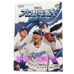 【新品】2025 プロ野球選手ガイドブック ☆即日発送☆ 中日新聞 最安値