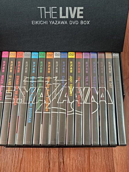 矢沢永吉 DVD THE LIVE EIKICH IYAZAWA DVDBOX 17枚セット TREASURE BOX 【美品】