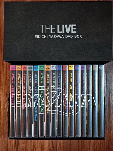 矢沢永吉 DVD THE LIVE EIKICH IYAZAWA DVDBOX 17枚セット TREASURE BOX 【美品】