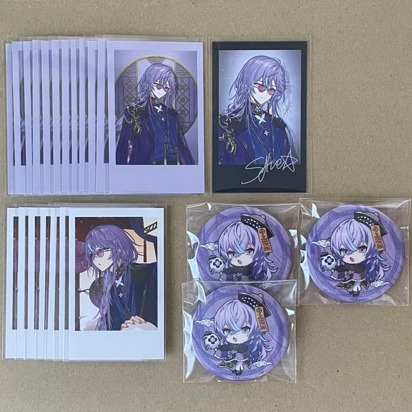 にじさんじ Dytica 2nd Anniversary 2周年 チェキ 缶バッジ 星導ショウ