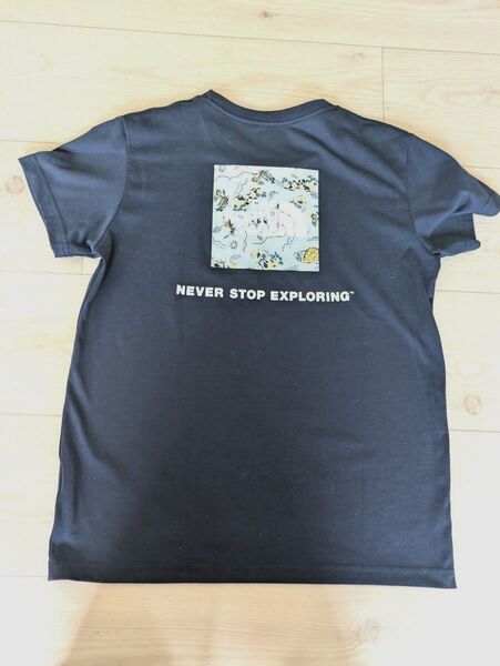 ★THE NORTH FACE ★ロゴ入り半袖Tシャツ レディース★お値下げ不可★★ネイビー★L