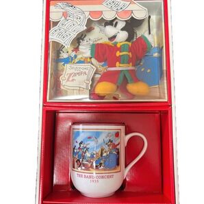 ディズニー ミッキー マグカップ&マスコット セット ミッキーの大演奏会 未使用品 レア