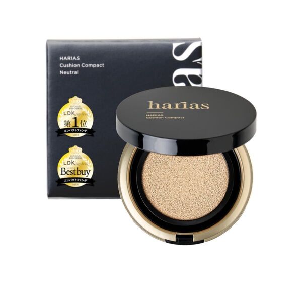 HARIAS ハリアス ベージュクッションファンデーション クッションファンデ SPF50+ ナイアシンアミド 医薬部外品美容液