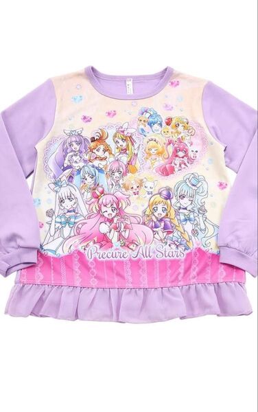 新品 未使用 プリキュア オールスターズ 光るパジャマ 長袖 プリキュア 光るパジャマ ナイトウエア