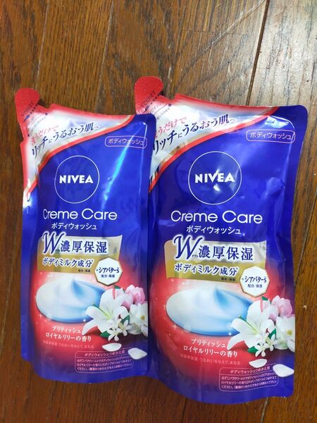 ニベア クリームケア ボディウォッシュ つめかえ用 2個セット 360ml