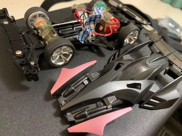 ミニ四駆 ブリッツァーソニック ブラックスペシャル 塗装 完成 カスタム
