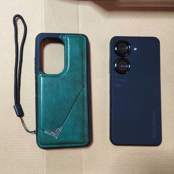 Zenfone 9 8/256GB ブラック SIMフリー 本体 ASUS Android14 ケースおまけ付き