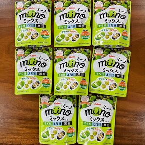 【箱で発送】miino ミーノ ミックス そら豆えだ豆黒豆 しお味28g 8袋