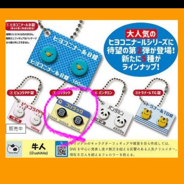 ヒヨコニナールB錠 ジェネリックチャーム ゴリラック