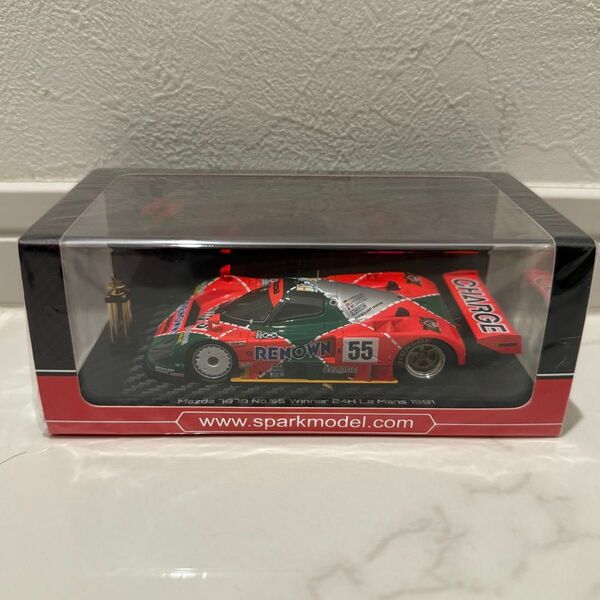 1/43 スケール MAZDA 787B Spark Gallery 限定 マツダ 優勝トロフィー付き ミニカー