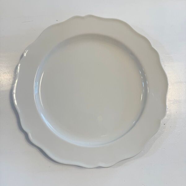 石川隆児 Flower rim Plate White 皿 フラワーリムプレート