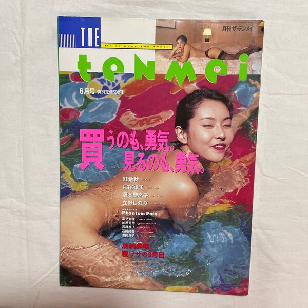 雑誌「月刊ザ・テンメイ 6月号」稲尾律子、柏原芳恵、斉藤慶子グラビアなど、平成5年発行