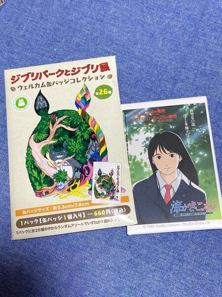 ジブリパークとジブリ展 ウェルカム缶バッジコレクション海がきこえる