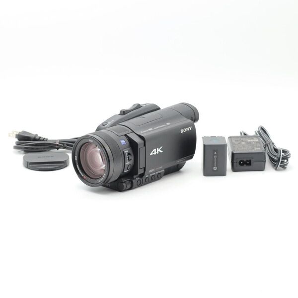 SONY ソニー 4K ビデオカメラ Handycam FDR-AX700 ブラック FDR-AX700