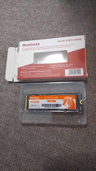 Bestoss M.2 PCIe 3.0 NVMe SSD 512GB OM228