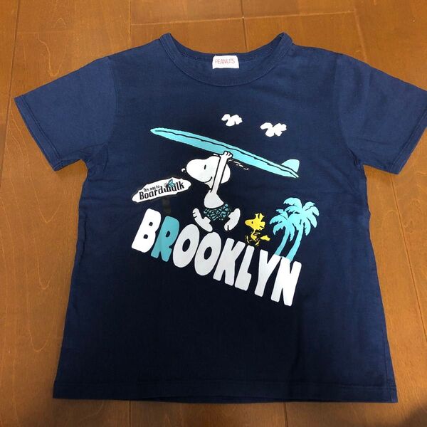 スヌーピー 半袖Tシャツ こども服 キッズウェア USED 120サイズ サーファースヌーピー