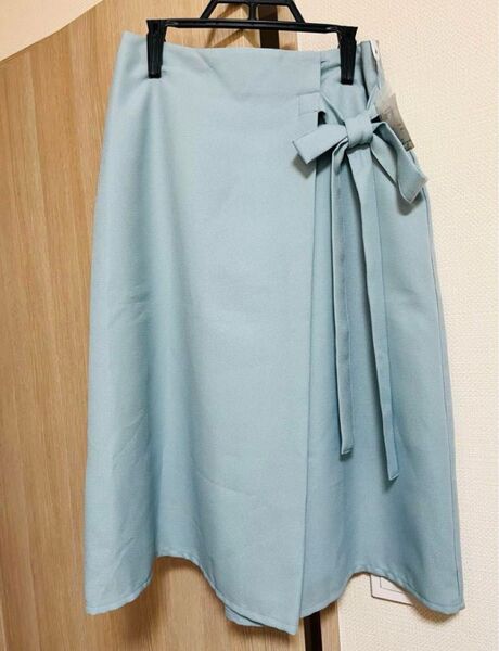 【新品】フレアスカート 水色 S
