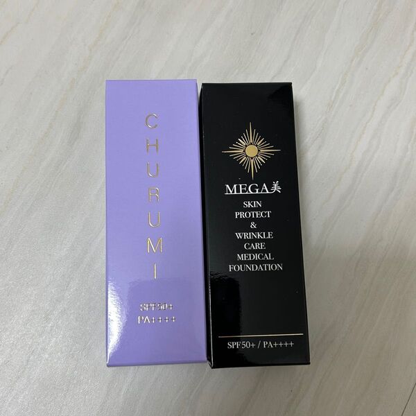 CHURUMIチュルミ薬用ファンデーション&MEGA美美白リキッドファンデーション
