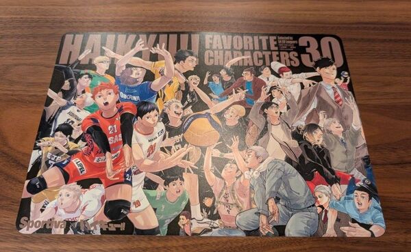ハイキュー!! Sportiva バレーボール 特集号 Vol.3 アニメイト特典 ビジュアルボード