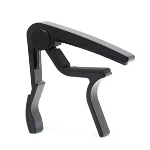 カポタスト ギター カポ アコギ エレキ ウクレレ 黒 ブラック ワンタッチ