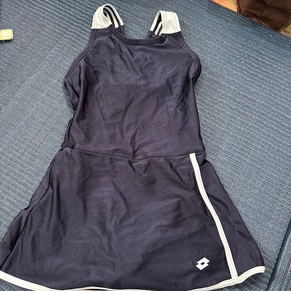 DESCENTE 水着 ワンピース ネイビー 120