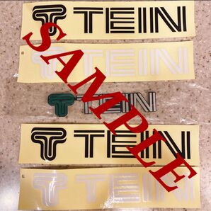 ★ TEIN エンブレム ステッカー ロゴ 車 5枚 テイン クロームメッキ