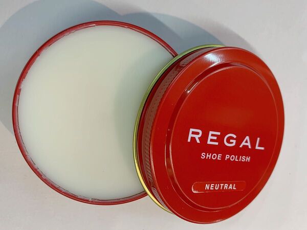 値下げ中!REGAL リーガル シューポリッシュ 艶 ツヤ出し メンテナンス 靴磨き ニュートラル 固形 ポリッシュ シューケア