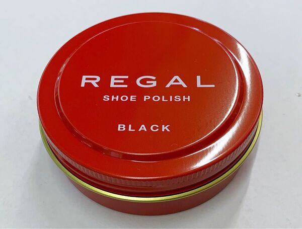 値下げ中!REGAL リーガル 靴墨 シューポリッシュ ツヤ出しメンテナンス 靴磨きシューケア ブラック 黒 ポリッシュ 未使用