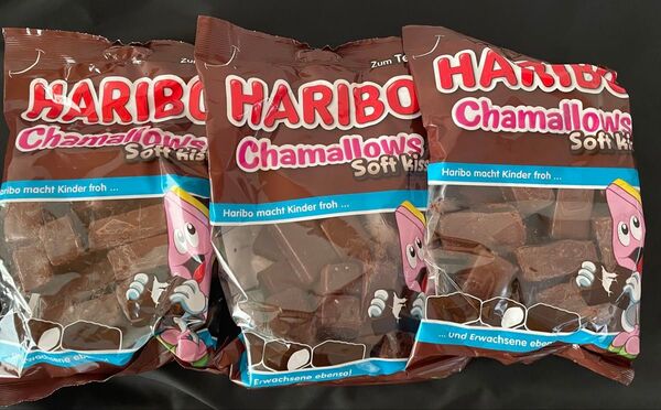 ハリボー HARIBO チョコマシュマロ マシュマロ 3袋 訳あり 暑くなってきたのだお安くします!溶けます!それでもいい方用