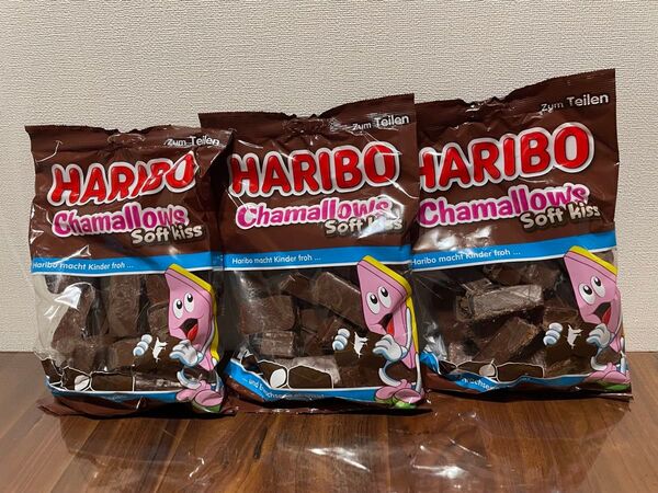 ハリボー HARIBO チョコマシュマロ マシュマロ 3袋 訳あり 暑くなってきたのだお安くします!溶けます!それでもいい方用