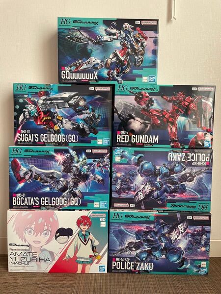起動戦士ガンダム ジークアクス HG 1/144 まとめ ジークアクス 赤いガンダム アマテ 軍警ザク ゲルググ
