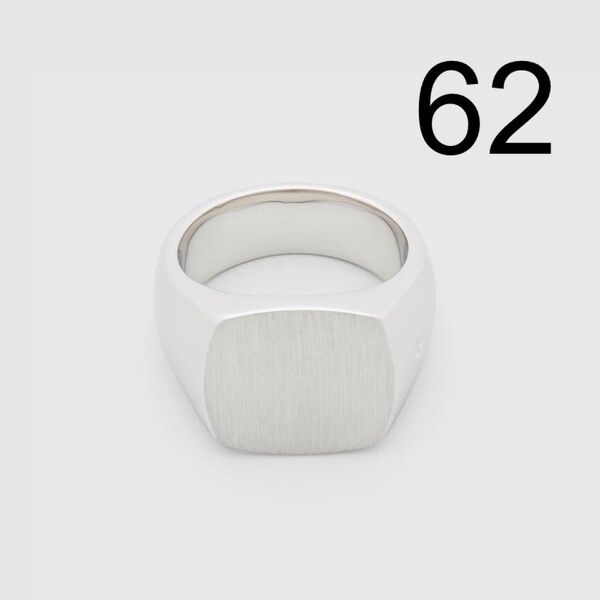 【新品未使用】TOM WOOD CUSHION SATIN RING 62
