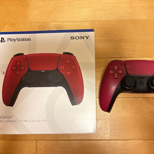 SONY PS5 DualSense コントローラー コズミックレッド