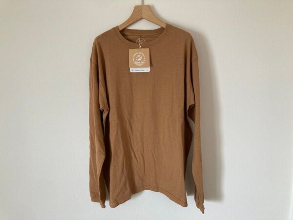 新品 グッドオン 無染色 オーガニックコットン Tシャツ L