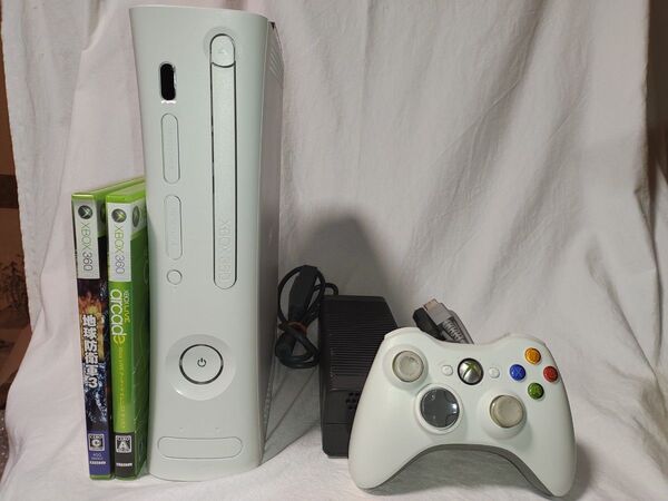 XBOX360 20GB 中期型本体一式+ゲーム2本付き
