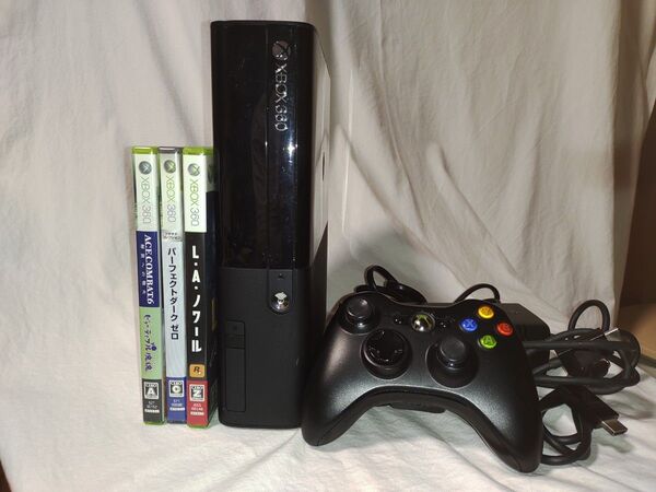 XBOX360E 250GB 本体一式+ゲーム3本付き