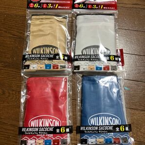 【4色各1】ウィルキンソン オリジナルサコッシュ 赤 ベージュ 青