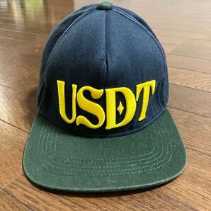 【GU CAP】ジーユー メンズライクキャップ ダルトーンカラー ネイビー×グリーン