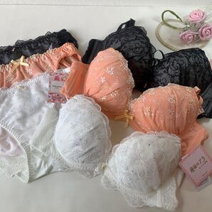 チュチュアンナC75ブラショーツセット 3セット♪ 運命のブラ 感激のはブラ