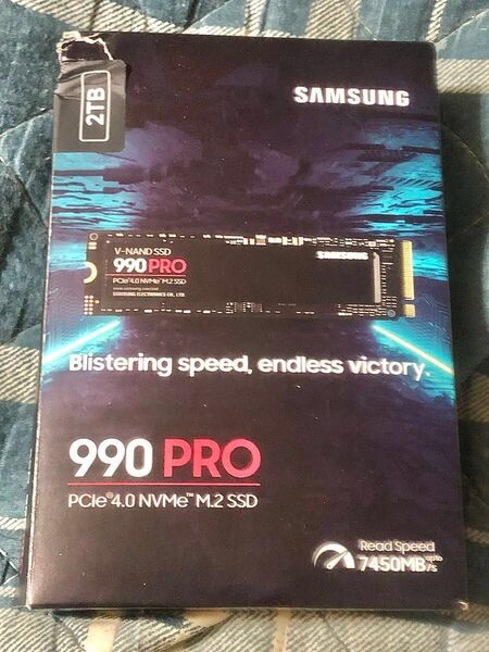 SAMSUNG 990 PRO M.2 Type2280 NVMe 2TB 新品同様美品です(((o(*゚▽゚*)o)))